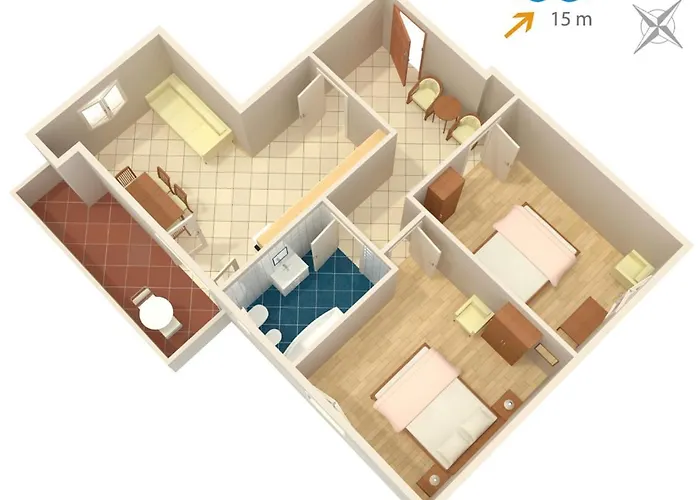 By The Sea Kali, Ugljan - 837 Apartmán